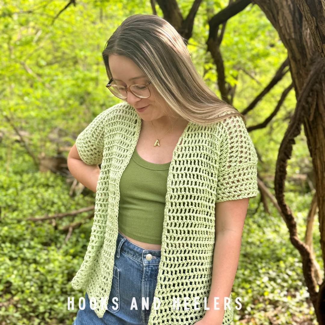 Ivy Cardigan PDF PATTERN – Hooks and Heelers