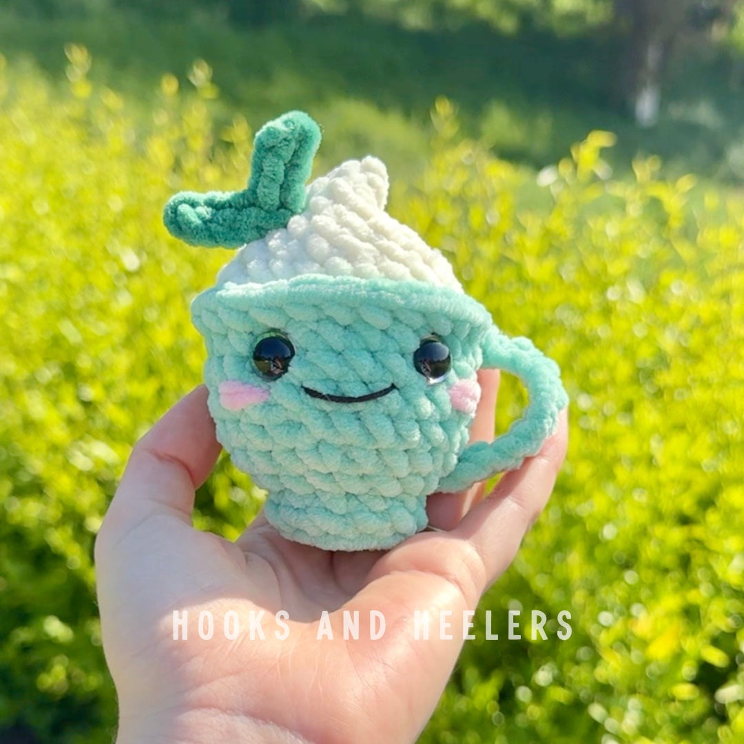Mini Matcha Latte Free Crochet Pattern