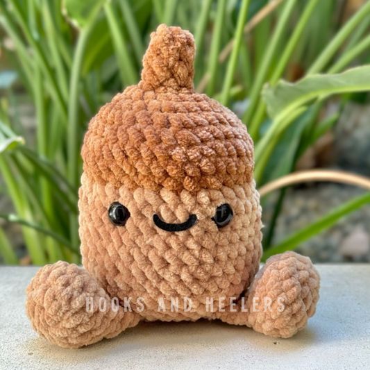 No-Sew Acorn Free Crochet Pattern