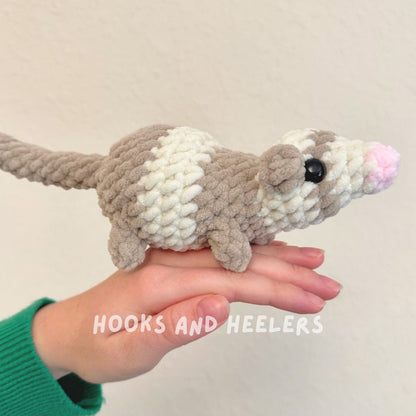 No-Sew Ferret & Opossum PDF PATTERN