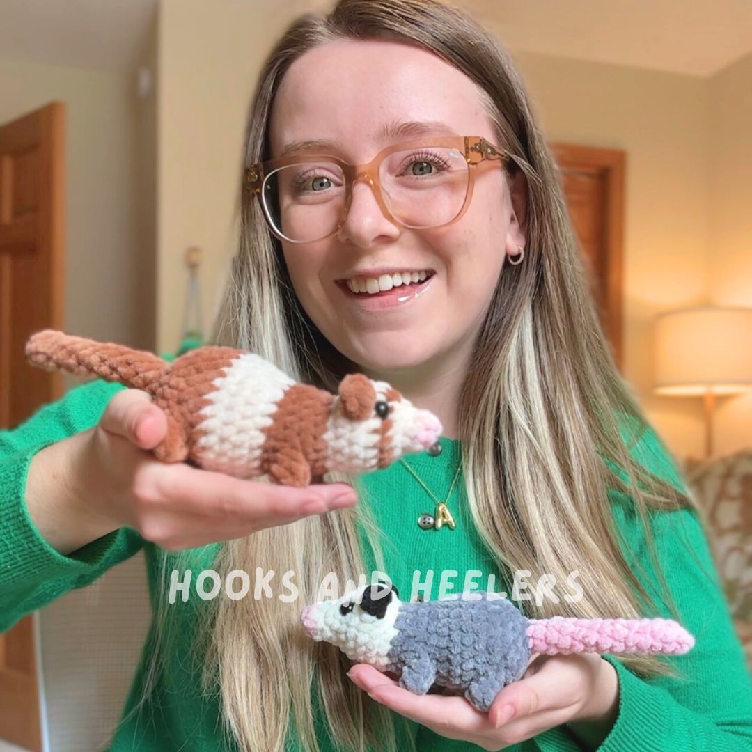 No-Sew Ferret & Opossum PDF PATTERN