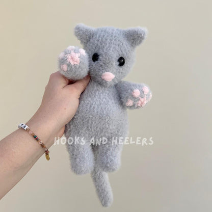 No-Sew Cuddly Cat PDF PATTERN