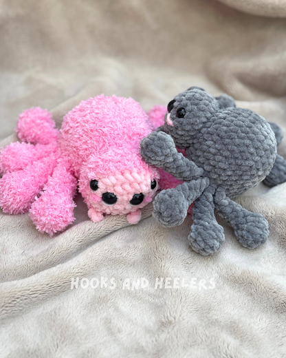 No-Sew Splooting Spider PDF PATTERN
