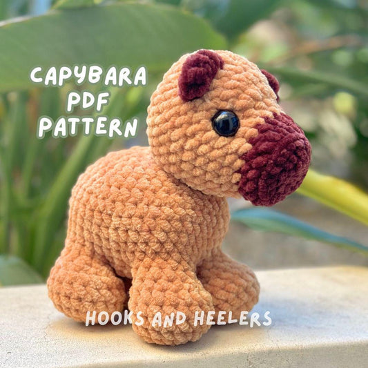 Chris the Capybara PDF Pattern