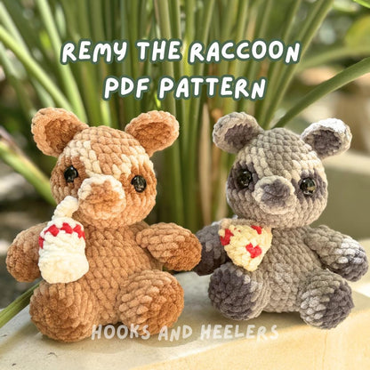Remy the Raccoon PDF PATTERN