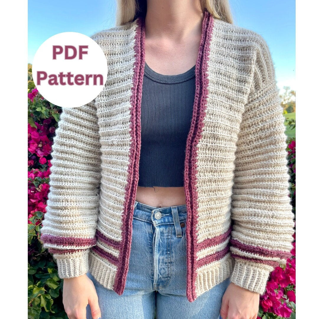 The Wisteria Cardigan PDF DIGITAL DOWNLOAD