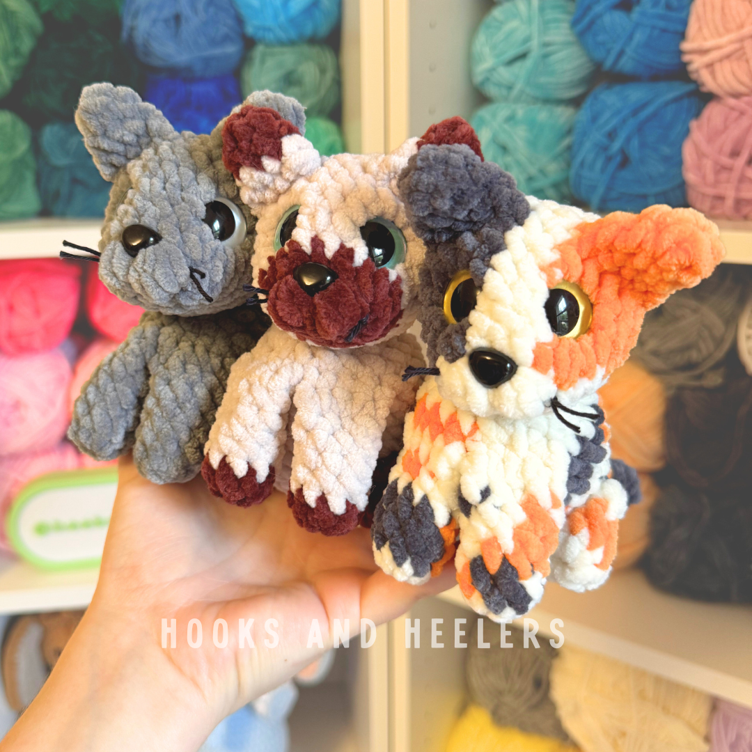 3-in-1 Ghost Cats PDF PATTERN