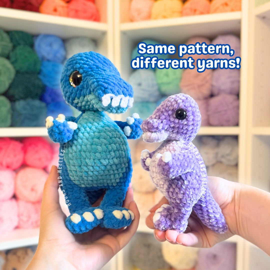 Standing Velociraptor PDF PATTERN