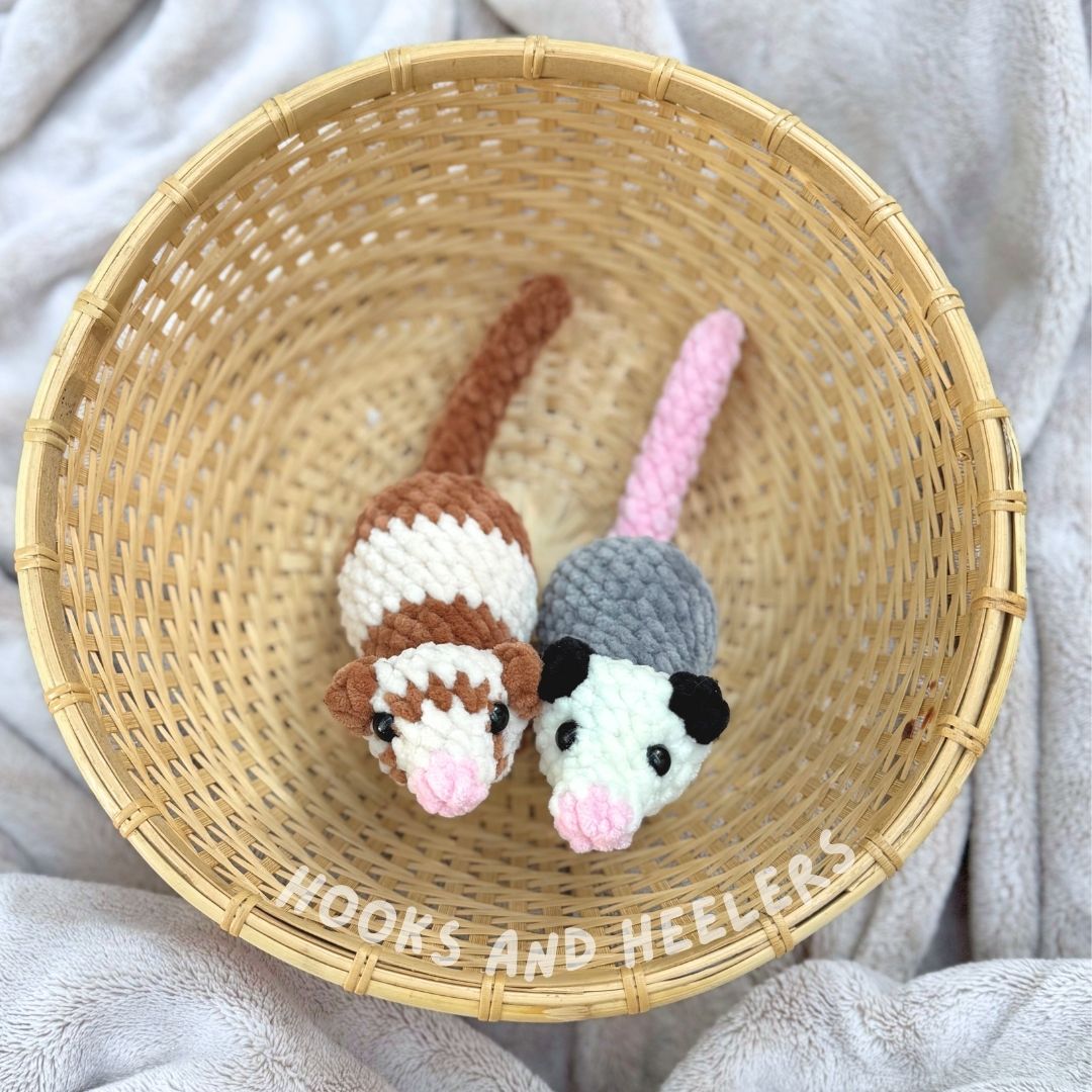 No-Sew Ferret & Opossum PDF PATTERN