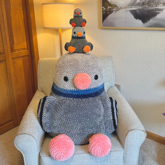 Kevin the Giant Pigeon PDF PATTERN