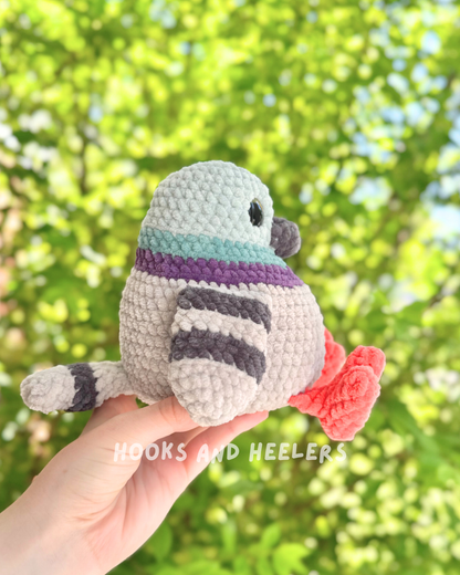 No-Sew Pudgy Pigeon PDF PATTERN