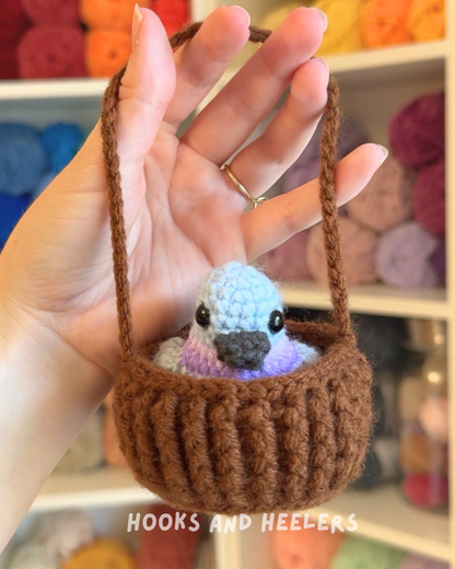 No-Sew Basket Birds PDF PATTERN