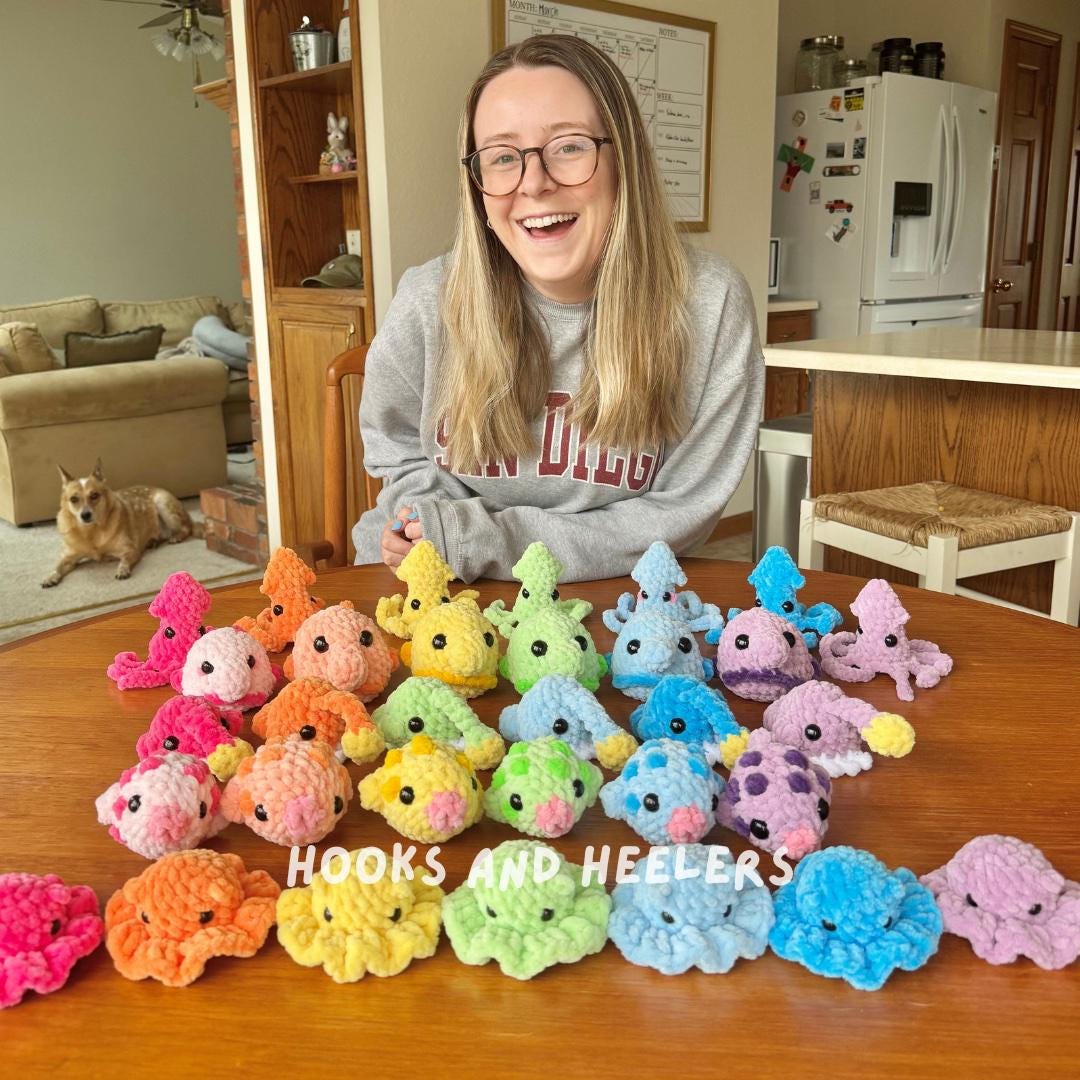 No-Sew Deep Sea Creatures PDF PATTERN