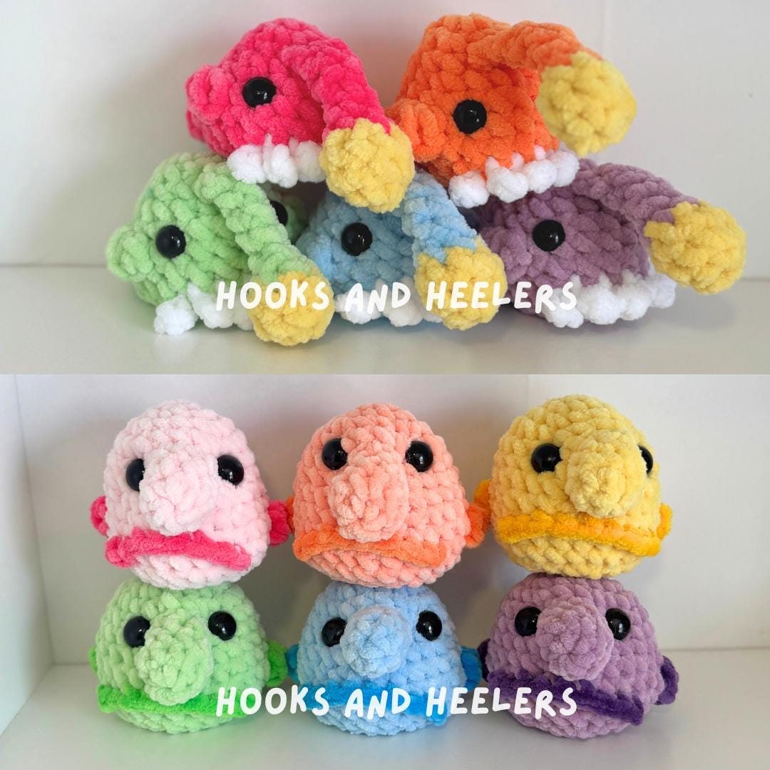 No-Sew Deep Sea Creatures PDF PATTERN
